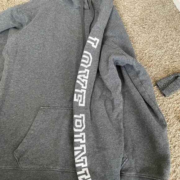 PINK Gray Hoodie - Picture 2 of 3